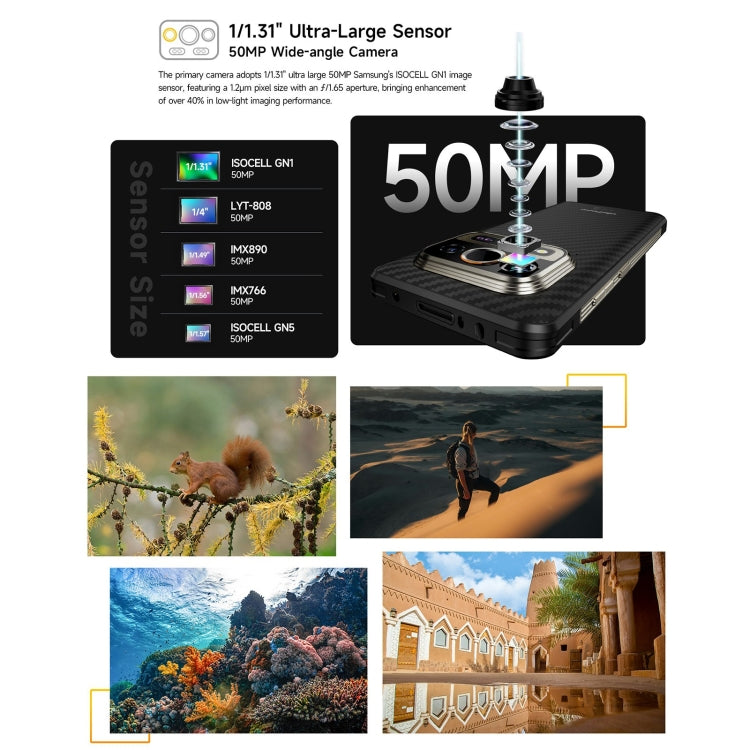 Ulefone Armor 25T 三防機 6GB+256GB, 熱成像, 6.78英寸安卓14 MediaTek Helio G99八核, 網絡：4G, NFC, OTG