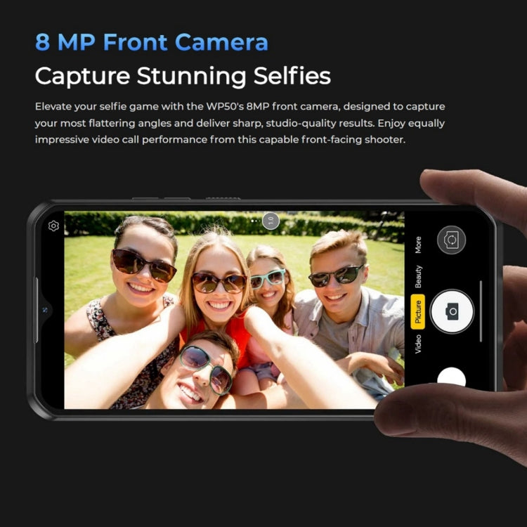 Oukitel WP50 5G三防機, 4GB+256GB, 6.6英寸聯發科天璣6100+八核，NFC，OTG, 網絡：5G