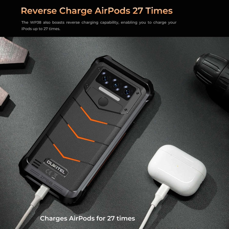 Oukitel WP38，12GB+256GB，IP68/IP69K三防機, 6.52英寸聯發科MT8788八核，NFC, OTG, 網絡：4G