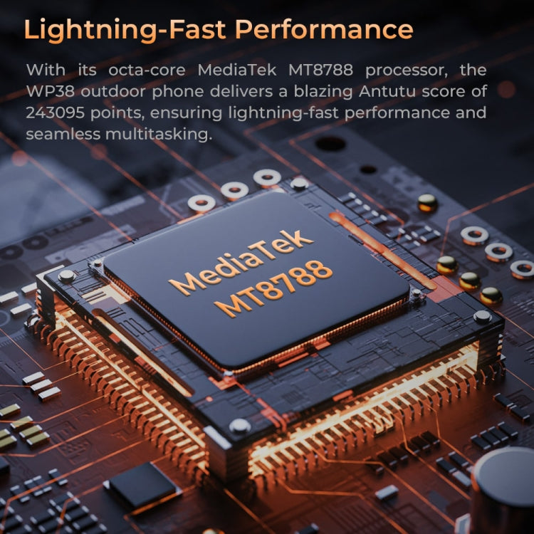 Oukitel WP38，12GB+256GB，IP68/IP69K三防機, 6.52英寸聯發科MT8788八核，NFC, OTG, 網絡：4G