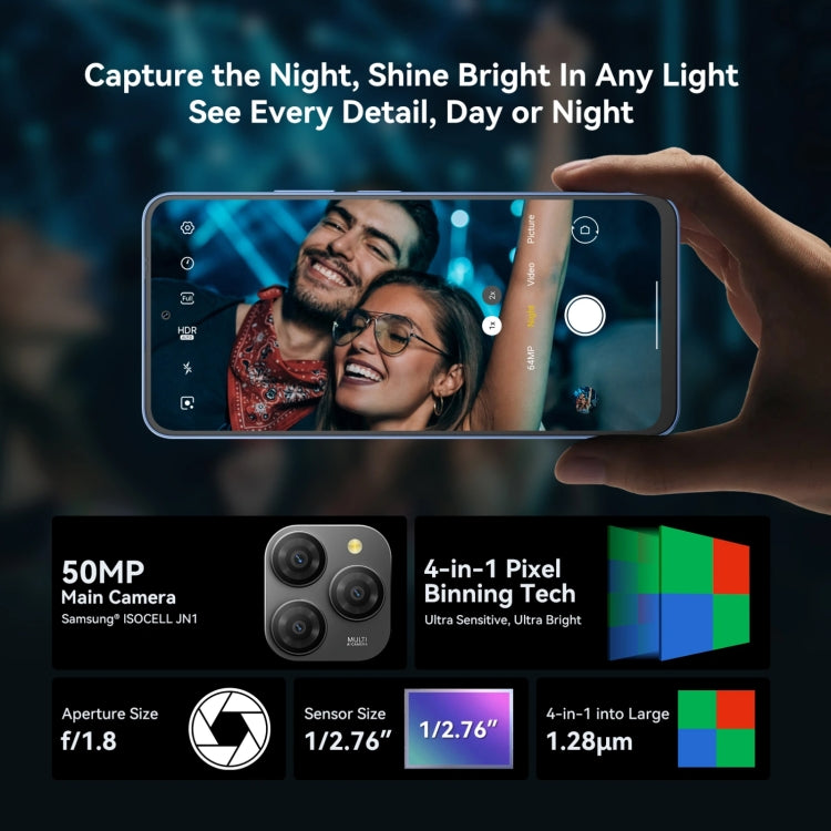 Blackview SHARK 9，8GB+256GB，6.67英寸安卓14 紫光展銳T820八核,  5G網絡