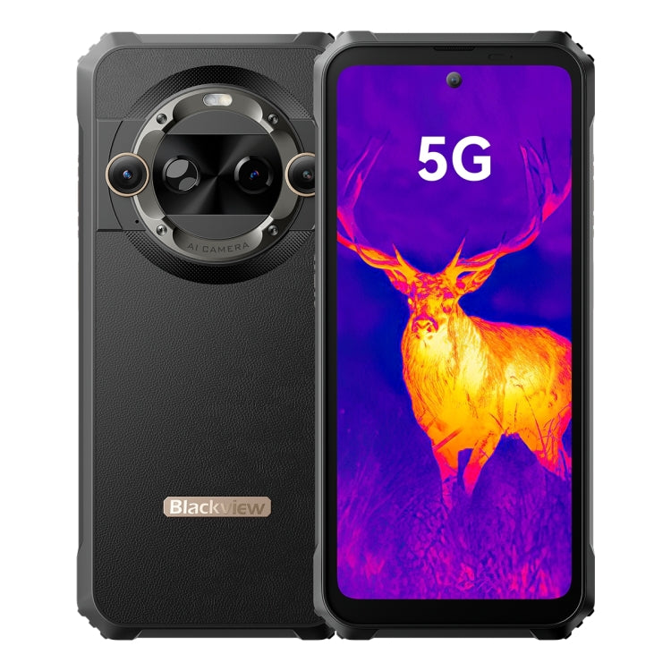 Blackview BL9000 Pro 5G，熱成像 12GB+512GB，IP68/IP69K三防機  6.78英寸安卓14 MediaTek 天璣8020八核, 網絡：5G, NFC, OTG
