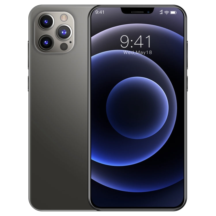 i12 Pro Max, 1GB+8GB 臉部識別, 安卓6.0, 6.3寸劉海屏展訊7731四核, 3G網絡