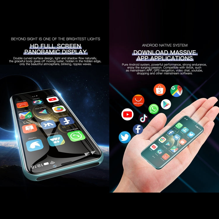 SOYES  S10H 3GB+64GB 臉部識別, 3.46英寸安卓9.0 MTK6739CW四核1.28GHz 支持藍牙 WiFi GPS 4G網絡 雙卡雙待