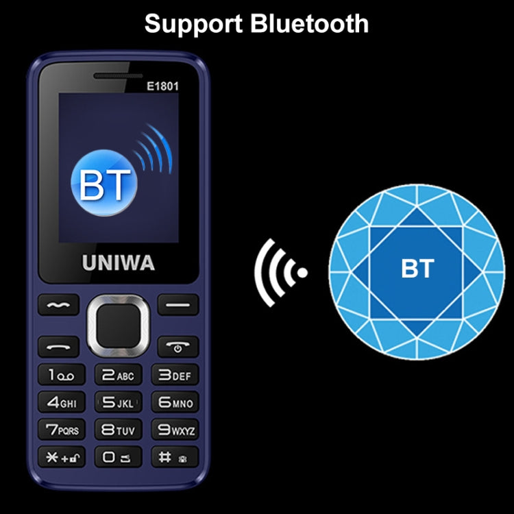 UNIWA E1801 功能機 1.77寸, 藍牙 收音, GSM網絡