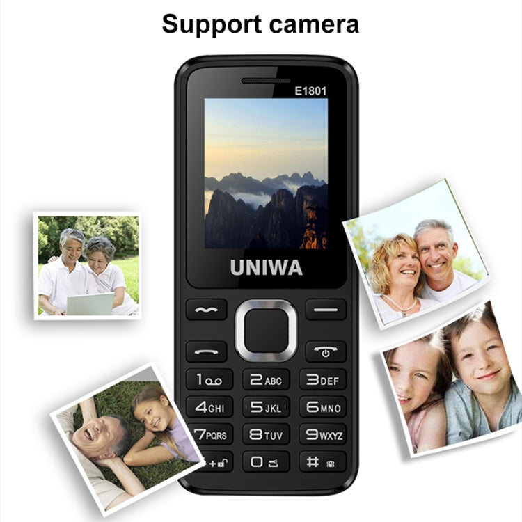 UNIWA E1801 功能機 1.77寸, 藍牙 收音, GSM網絡