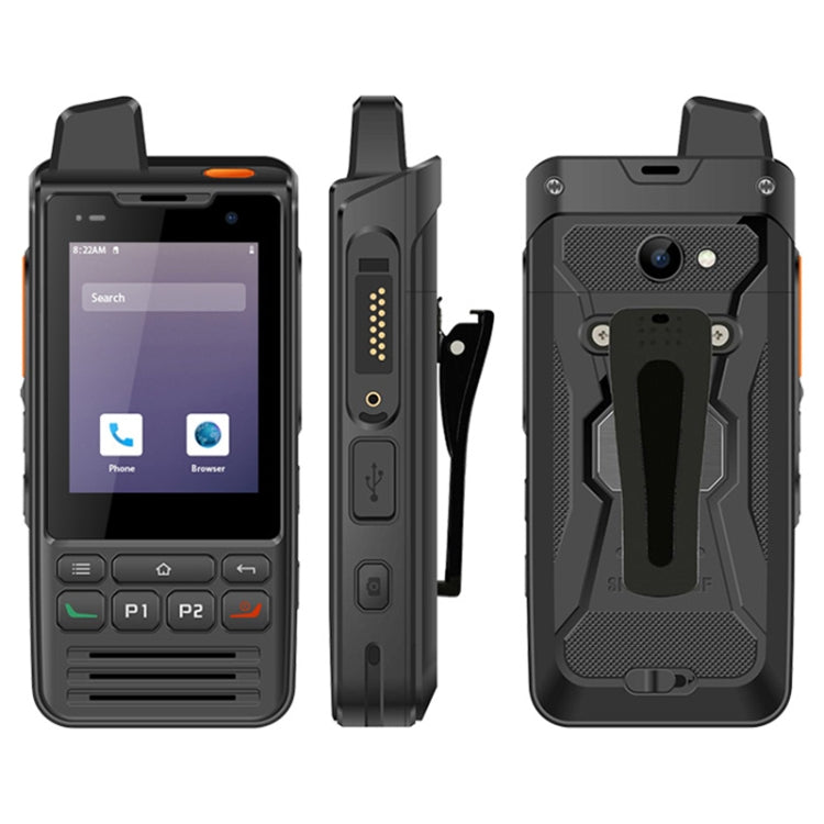 UNIWA F60 1GB+8GB 對講機 IP68三防機, 5300mAh電池 2.8英寸安卓9.0, MTK6739四核, 4G網絡 SOS