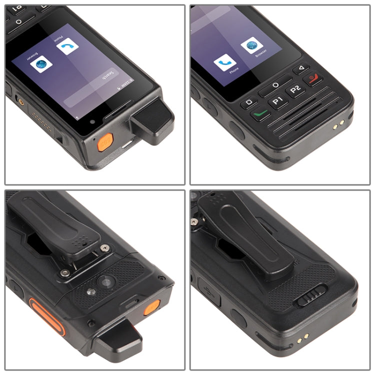 UNIWA F60 1GB+8GB 對講機 IP68三防機, 5300mAh電池 2.8英寸安卓9.0, MTK6739四核, 4G網絡 SOS
