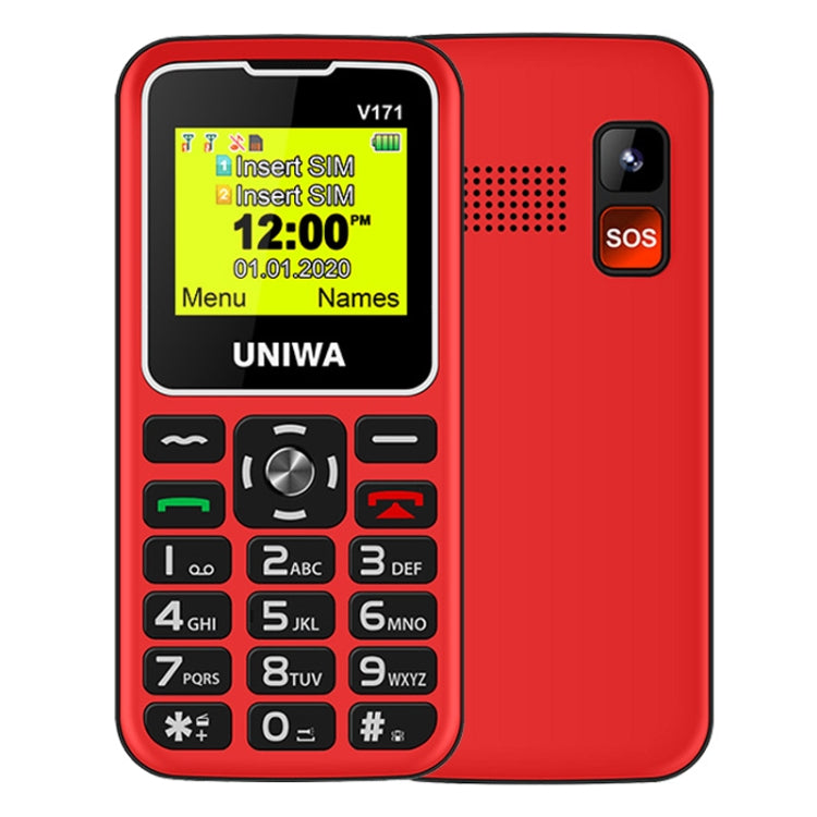 UNIWA V171 功能機 1.77寸, 藍牙 收音, GSM網絡 帶底座