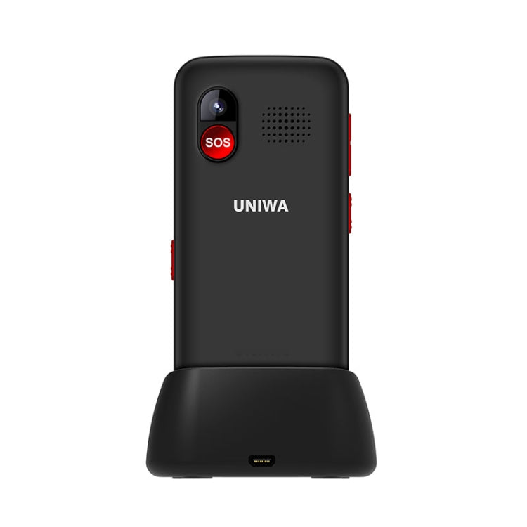 UNIWA V1000功能機 2.31寸, 藍牙 收音, SOS 4G網絡 帶底座