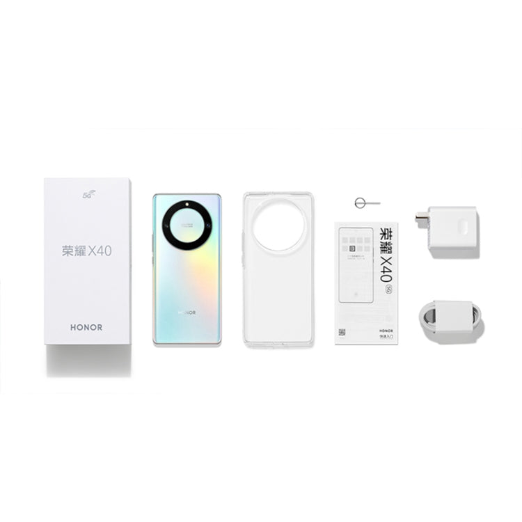 榮耀X40 5G RMO-AN00 全網通 8GB+256GB 屏幕指紋 6.67英寸Magic UI 6.1 , 驍龍695八核, 5G網絡, OTG 不支持谷歌商店