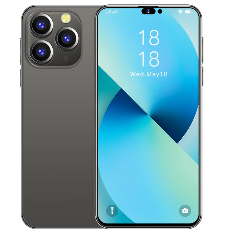 i14 Pro Max N85, 1GB+16GB 臉部識別, 安卓6.0, 6.3寸屏展訊7731G四核, 3G網絡 雙卡