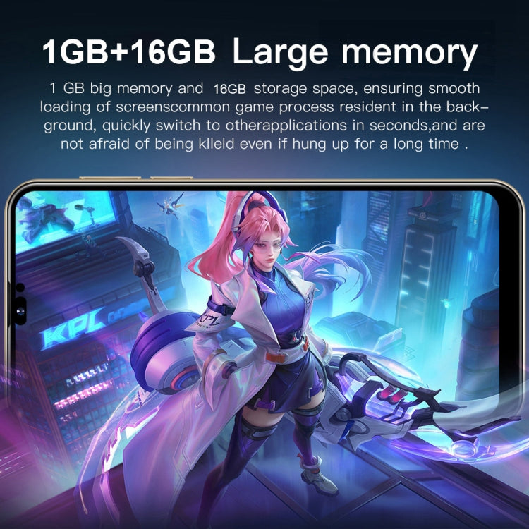 i14 Pro Max N85, 1GB+16GB 臉部識別, 安卓6.0, 6.3寸屏展訊7731G四核, 3G網絡 雙卡