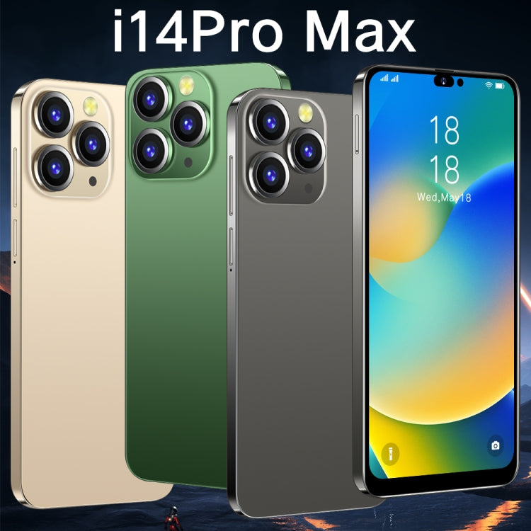 i14 Pro Max N86, 2GB+16GB 人臉識別, 安卓10, 6.3寸MTK6737四核, 4G網絡