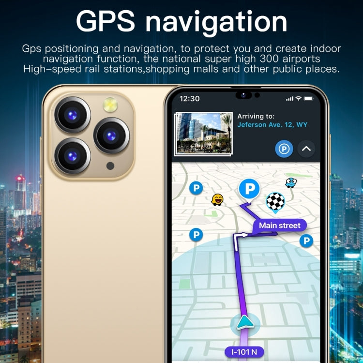 i14 Pro Max N86, 2GB+16GB 人臉識別, 安卓10, 6.3寸MTK6737四核, 4G網絡