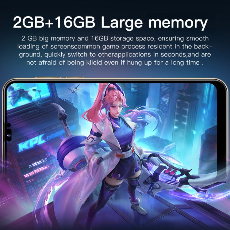 i14 Pro Max N86, 2GB+16GB 人臉識別, 安卓10, 6.3寸MTK6737四核, 4G網絡