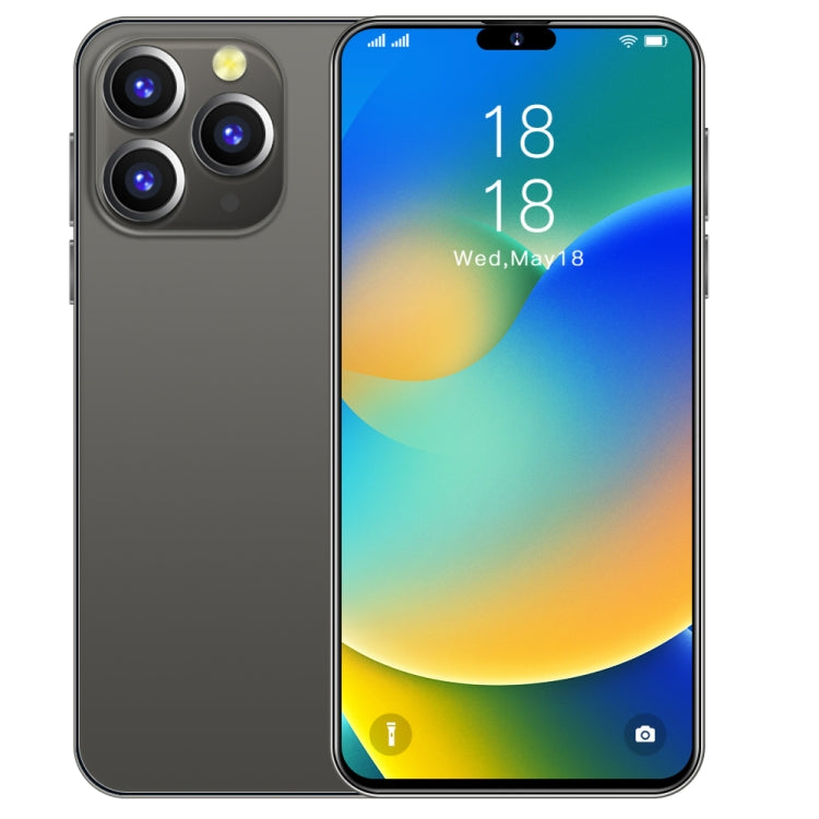 i14 Pro Max N85+ 2GB+16GB 臉部識別, 安卓6.0, 6.3寸屏展訊7731G四核, 3G網絡,  雙卡,  帶64GB TF卡