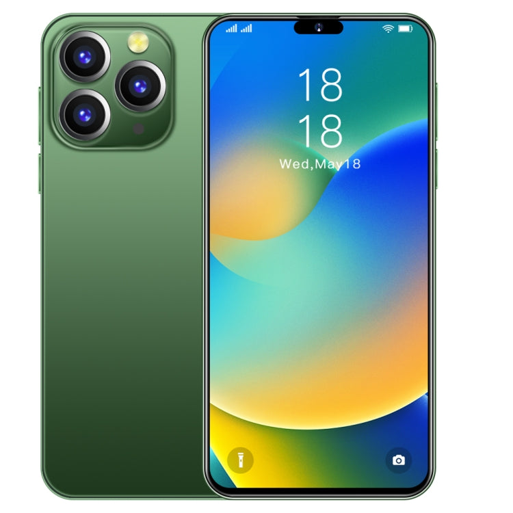 i14 Pro Max N85+ 2GB+16GB 臉部識別, 安卓6.0, 6.3寸屏展訊7731G四核, 3G網絡,  雙卡,  帶64GB TF卡