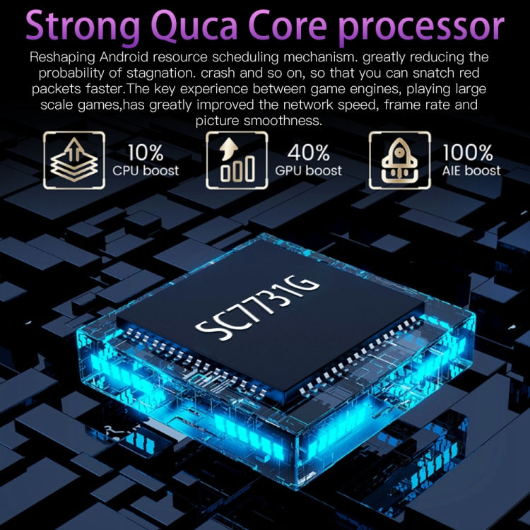 i14 Pro Max N85+ 2GB+16GB 臉部識別, 安卓6.0, 6.3寸屏展訊7731G四核, 3G網絡,  雙卡,  帶64GB TF卡