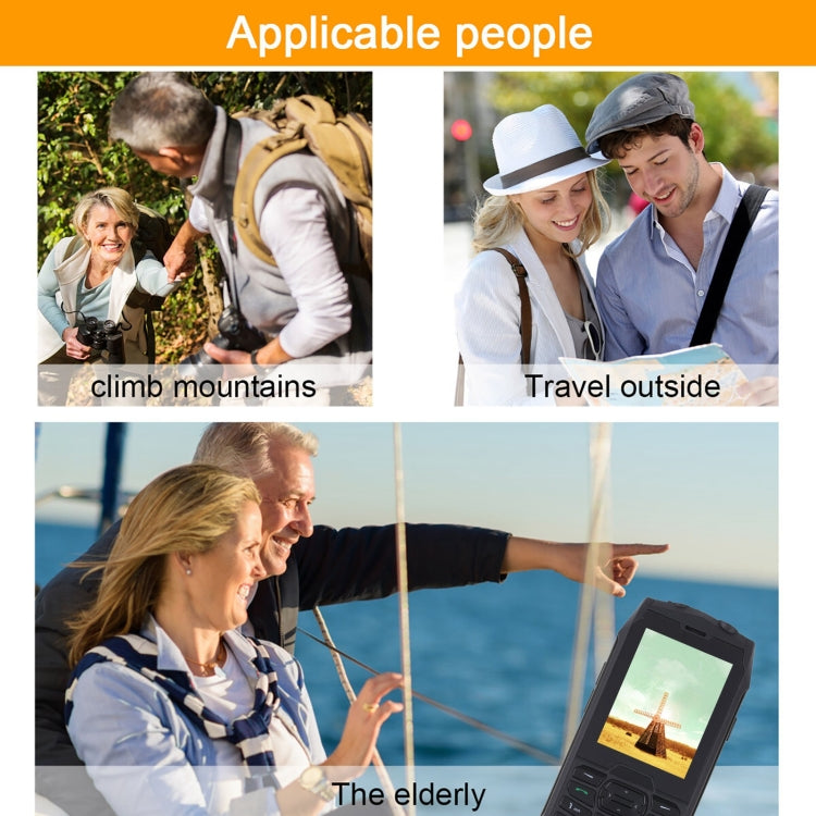 Rugtel R3C 2G網絡三防手機， 2.8英寸FM ,SOS,  雙卡