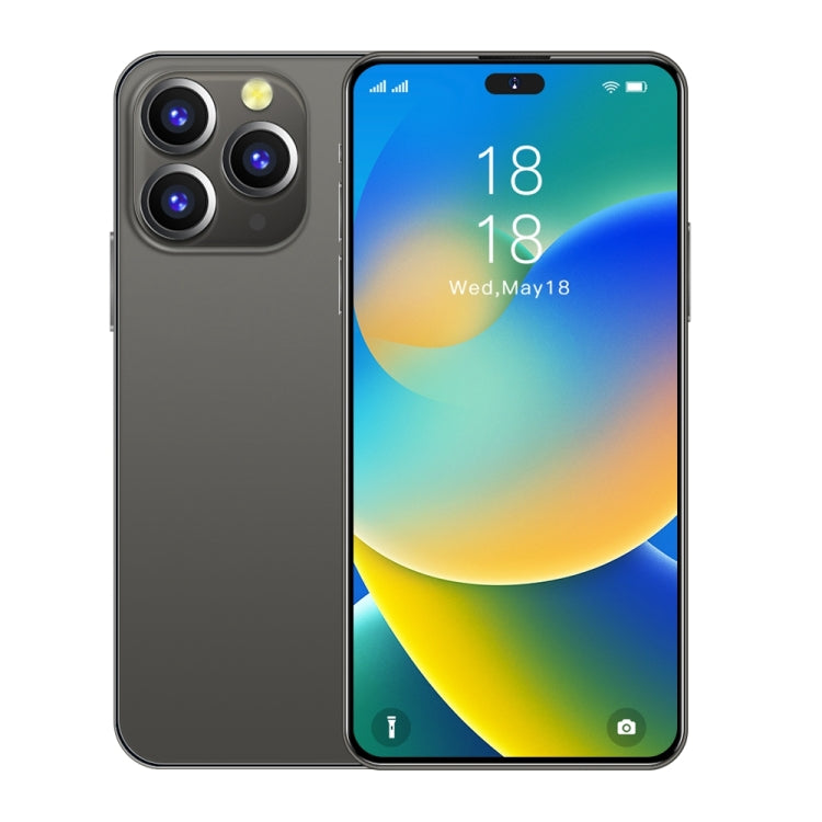 i14 Pro Max / H208, 2GB+16GB 人臉識別, 安卓8.1, 6.5寸膠囊屏MTK6580P四核, 3G網絡