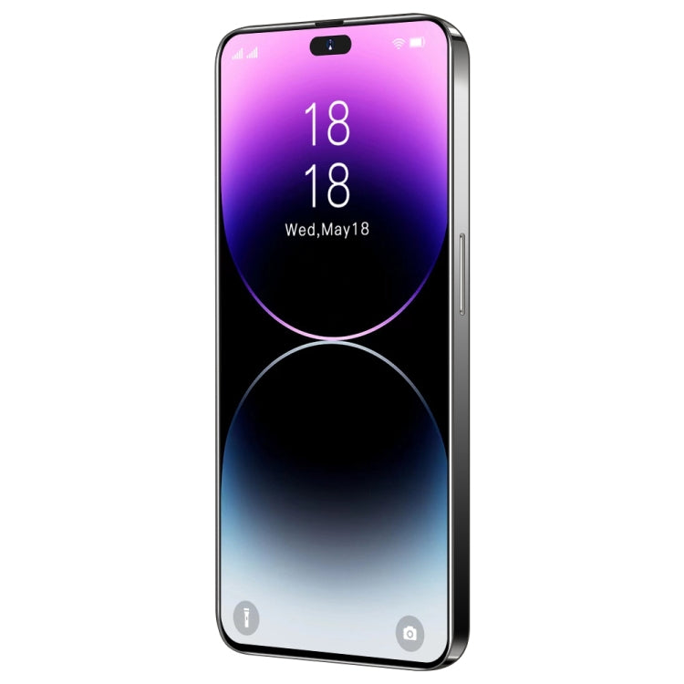 i14 Pro Max / H208A, 3GB + 32GB 人臉識別, 安卓8.1, 6.5寸膠囊屏MTK6753八核, 4G網絡