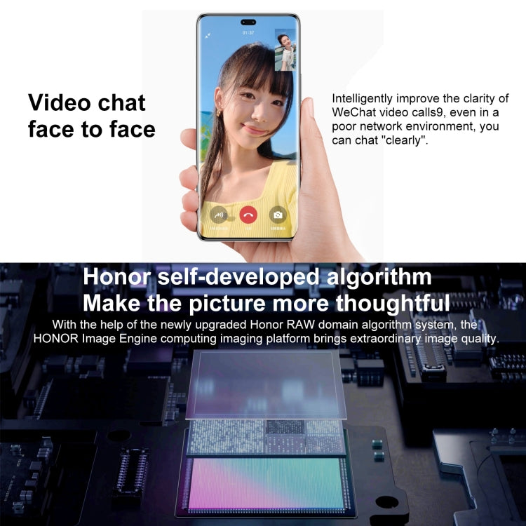 榮耀80 Pro 5G ANP-AN00 160MP像素  12GB+256GB 屏內指紋識別 6.78寸Magic UI 7.0高通驍龍一代驍龍8+八核, 5G網絡, OTG  NFC 不支持谷歌商店 , Honor 80 Pro 5G, 12GB+256GB