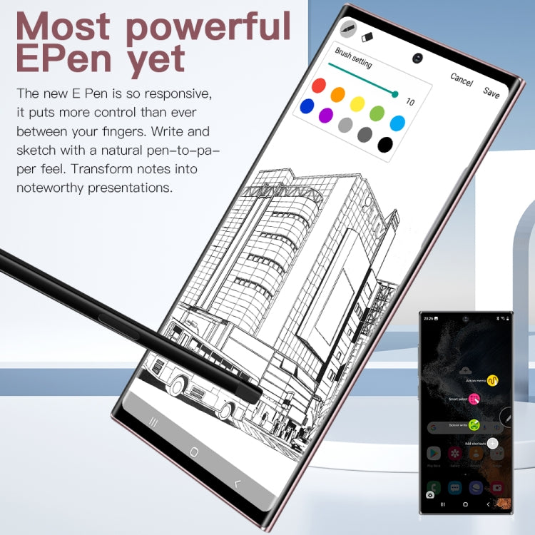 S22Ultra 5G D12332, 3GB+32GB 臉部識別 安卓8.1  6.7寸屏MTK6753八核, 4G網絡