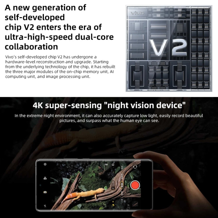 vivo X90 Pro 5G, 12GB+256GB, 後置3攝, 屏幕指紋/臉部識別, 6.78英寸安卓13.0 OriginOS 3聯科發天璣 9200八核,5G網絡, NFC, OTG 支持谷歌商店, 支持50W 無線閃充