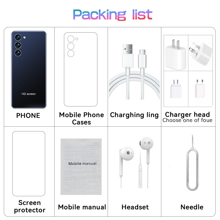 S23+ DP10低配, 512MB+4GB 臉部識別, 安卓4.4.2, 5.0寸屏MTK6572雙核, 3G網絡