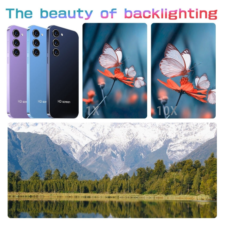 S23+ DP10低配, 512MB+4GB 臉部識別, 安卓4.4.2, 5.0寸屏MTK6572雙核, 3G網絡