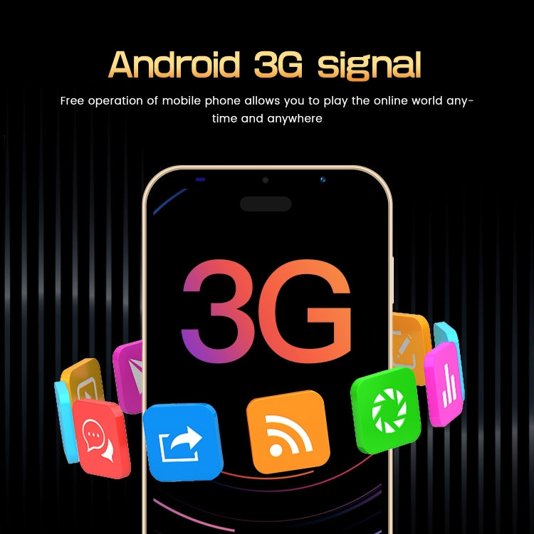 i14 mini HRDP5, 512MB+4GB 臉部識別, 安卓Android 5.0, 5.0寸屏MTK6572雙核, 3G網絡