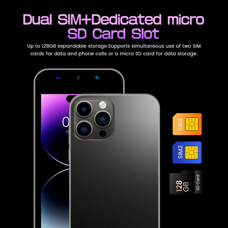 i14 mini HRDP5, 512MB+4GB 臉部識別, 安卓Android 5.0, 5.0寸屏MTK6572雙核, 3G網絡