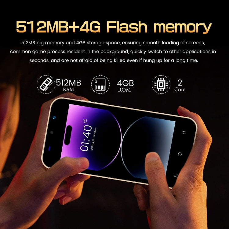 i14 mini HRDP5, 512MB+4GB 臉部識別, 安卓Android 5.0, 5.0寸屏MTK6572雙核, 3G網絡