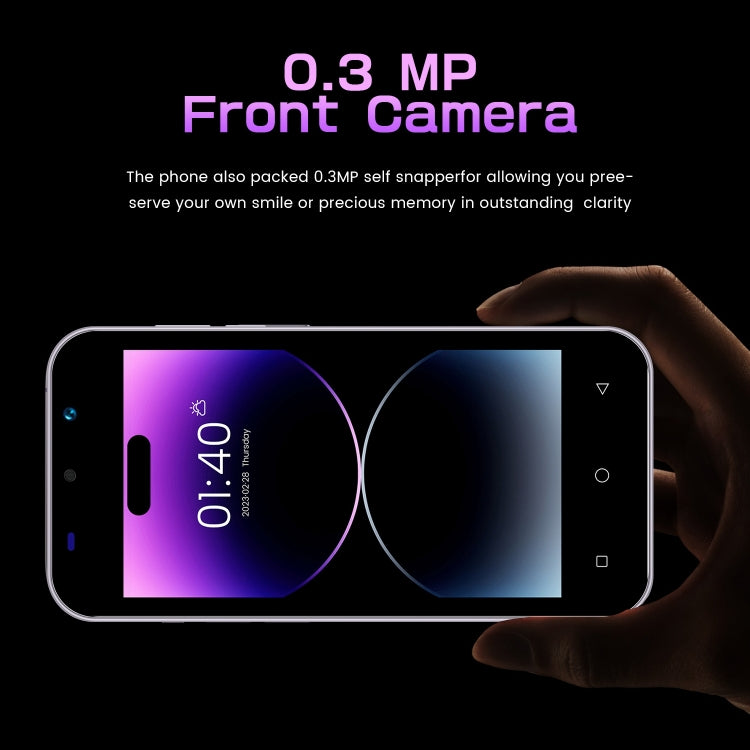 i14 mini HRDP5, 512MB+4GB 臉部識別, 安卓Android 5.0, 5.0寸屏MTK6572雙核, 3G網絡