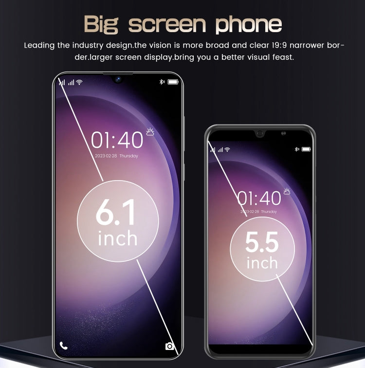 S23 Ultra N88 1GB+8GB 臉部識別, 安卓9.0 6.1寸 MTK6580A四核, 3G網絡 GPS