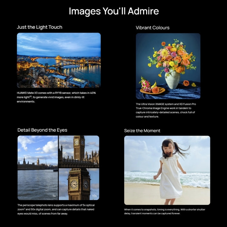 華為Mate X3 512GB ALT-AL00 全網通 4800mAh, 7.85寸+6.4寸鴻蒙3.1驍龍8+ 4G八核, 4G網絡OTG, NFC 不支持谷歌商店