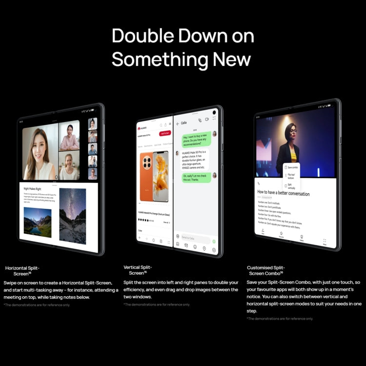 華為Mate X3 512GB ALT-AL00 全網通 4800mAh, 7.85寸+6.4寸鴻蒙3.1驍龍8+ 4G八核, 4G網絡OTG, NFC 不支持谷歌商店