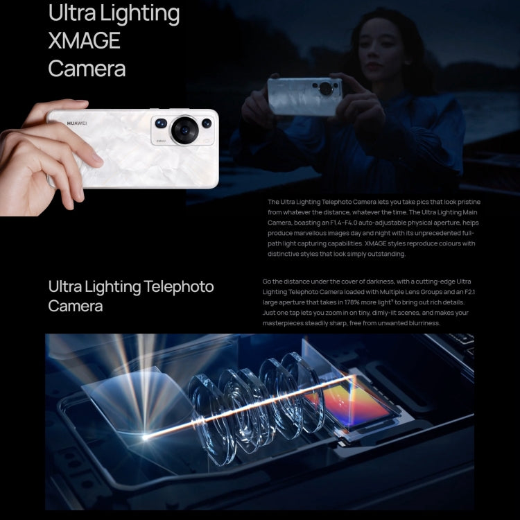 華為HUAWEI P60 Pro MNA-AL00, 256GB 屏內指紋 后3攝, 6.67寸HarmonyOS 3.1, 驍龍 8+ 4G八核, 4G網絡,  OTG, NFC 不支持谷歌商店