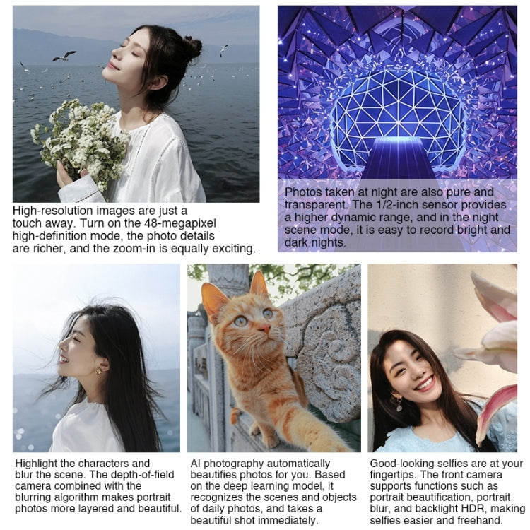 華為暢享 60 256GB MGA-AL40 人臉識別/側鍵指紋 后2攝, 6.75寸HarmonyOS 3.0, 八核, 4G網絡 OTG  不支持谷歌商店