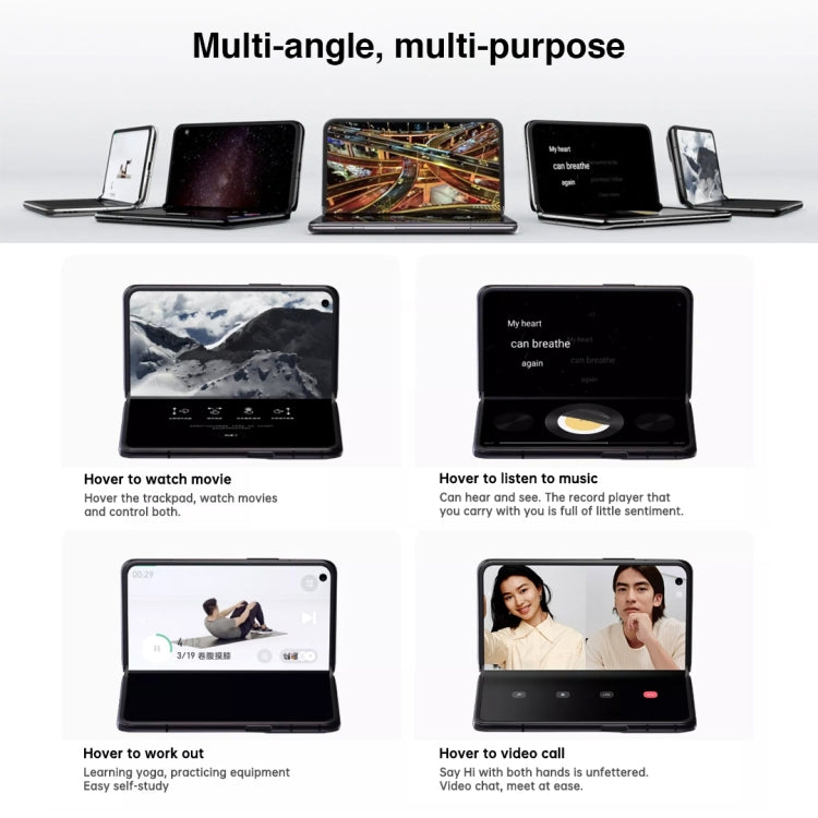 OPPO Find N 5G國內版 12GB+512GB 7.1英寸主屏+5.49英寸副屏, ColorOS 12 高通驍龍888八核處理器, 支持谷歌商店 , 12GB+512GB