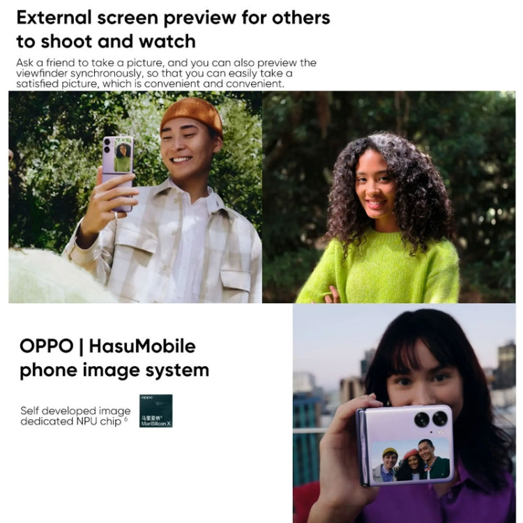 OPPO Find N2 Flip 5G國內版 12GB+256GB  6.8英寸主屏+3.26英寸副屏, ColorOS 13 天璣9000+八核處理器, 支持谷歌商店