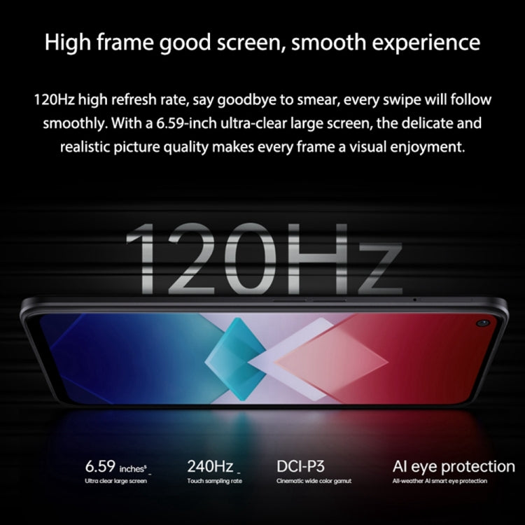 OPPO K10x 5G國內版 8GB+256GB 6400萬三后攝側邊指紋 6.59英寸ColorOS 12.1, 高通驍龍695八核處理器, 5G全網通 支持谷歌商店