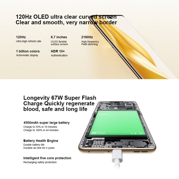 OPPO Reno9 5G國內版 12GB+512GB 6400萬雙后攝 6.7英寸Android 13, 高通驍龍778G 5G處理器, 5G網絡 支持谷歌商店