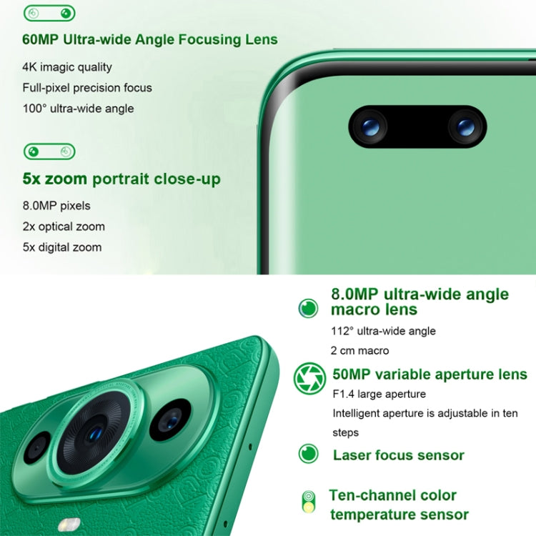 華為nova 11 Ultra GOA-AL80U, 512GB  6.78寸崑崙玻璃手機, 屏幕指紋  鴻蒙OS 高通驍龍778G 4G八核, 4G網絡, OTG NFC 不支持谷歌商店