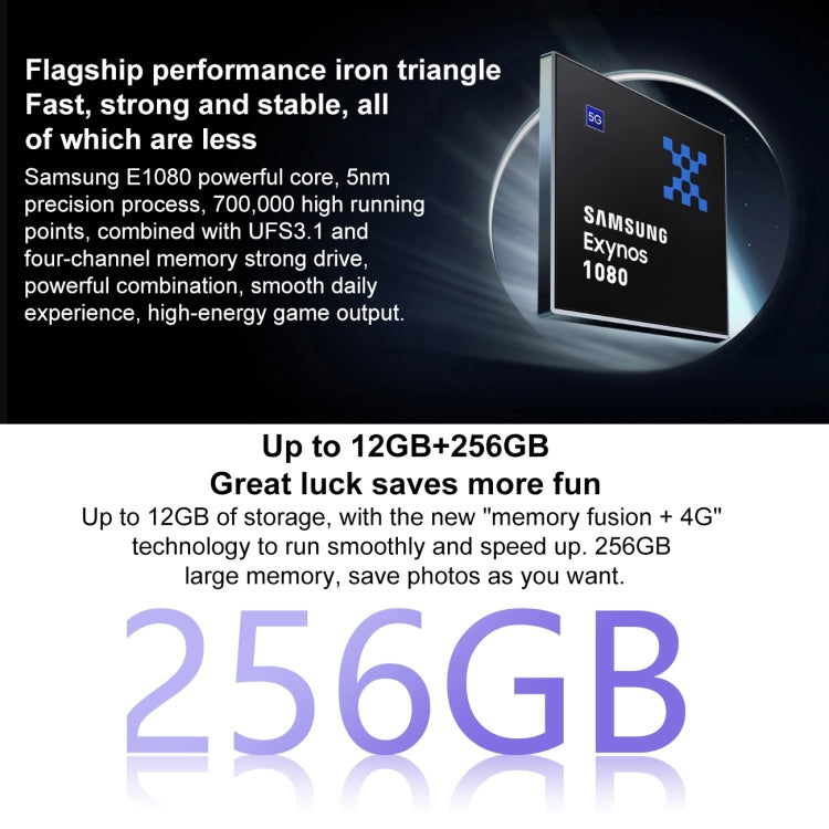 vivo S16e 5G, 12GB+256GB, 50MP像素主攝 屏幕鍵指紋, 6.62英寸安卓11 OriginOS Ocean,  Exynos 1080八核, 5G網絡, OTG, NFC  , 12GB+256GB