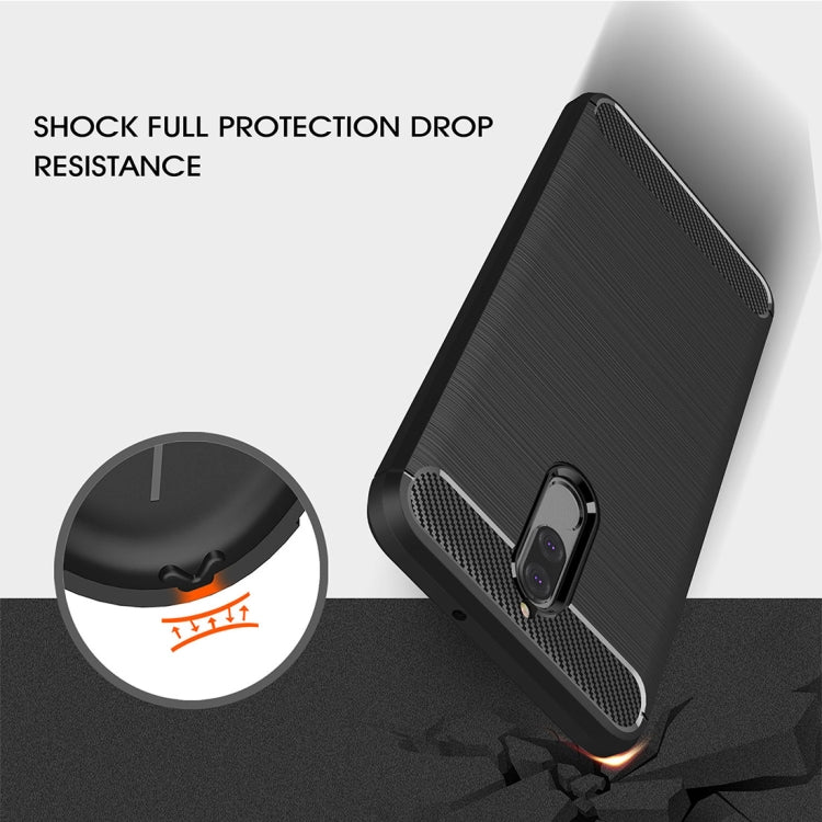 適用於華為Mate 10 Lite 拉絲碳纖維紋TPU防摔防滑手機保護軟殼