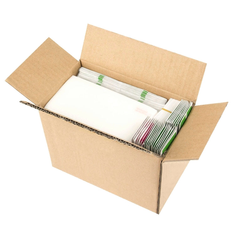 50pcs/裝 適用於華為GX8  0.26mm厚度 9H表面硬度 2.5D弧邊 鋼化玻璃保護膜套裝 裸膜