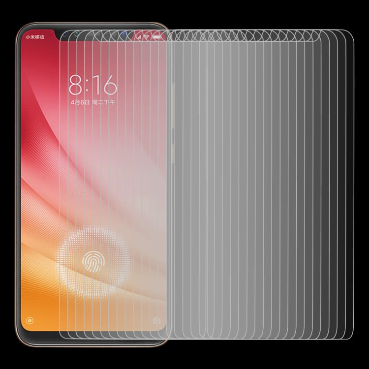 100個裝 適用於小米 Mi 8 Pro 0.26mm 9H 2.5D弧邊鋼化玻璃保護膜