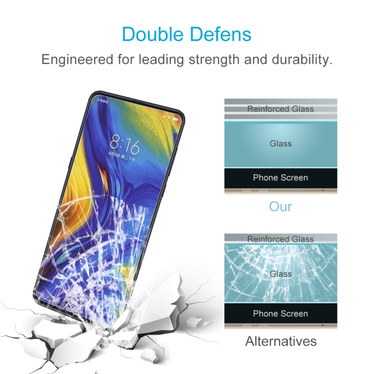 10個裝 適用於小米 Mi Mix 3 / Mi Mix 3 5G  0.26mm 9H 2.5D弧邊鋼化玻璃保護膜